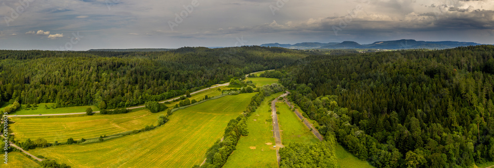 Albvorland - Luftaufnahme - Panorama