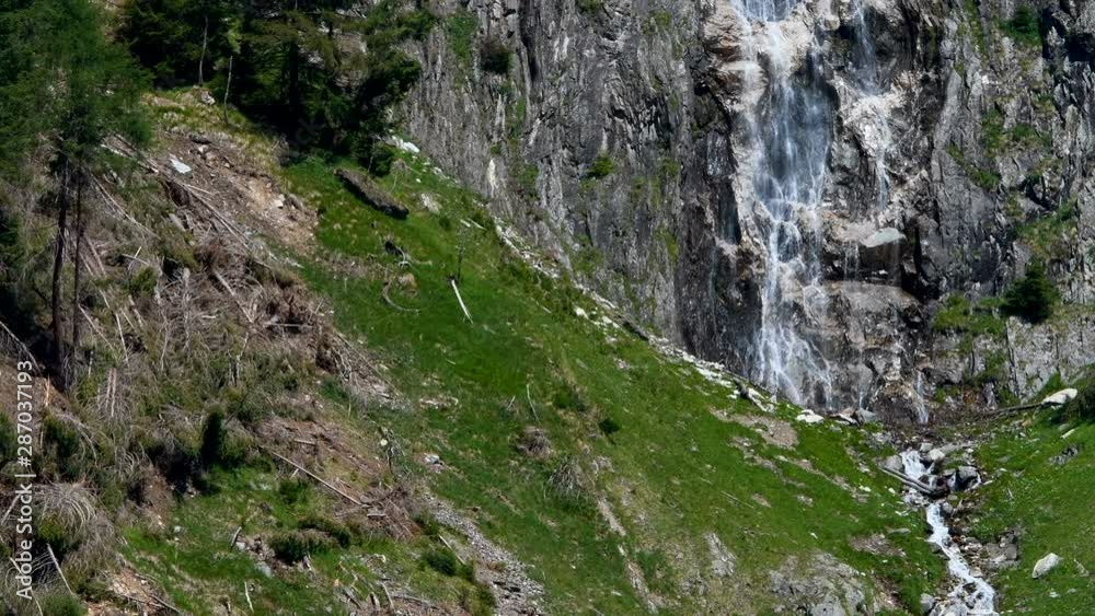 Waterfalls near lake of Anterselva. South Tyrol, Bolzano. Italy. Waterfalls near lake of Anterselva. South Tyrol, Bolzano. Italy.