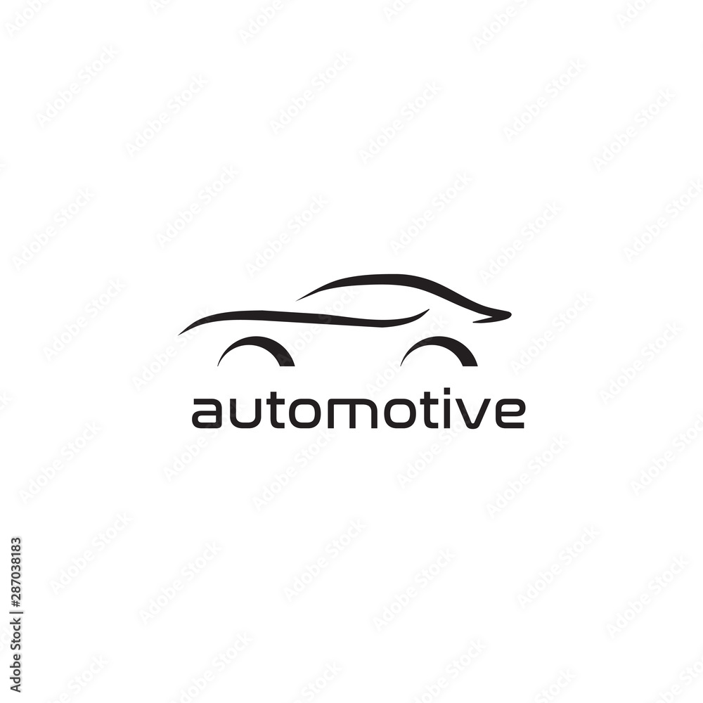 Automotive logo design template Automotive logo design template