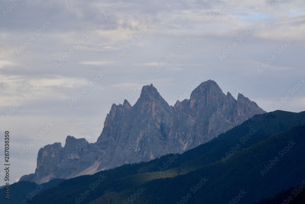 Panorama, Dolomites in South Tirol, Italy Panorama, Dolomites in South Tirol, Italy