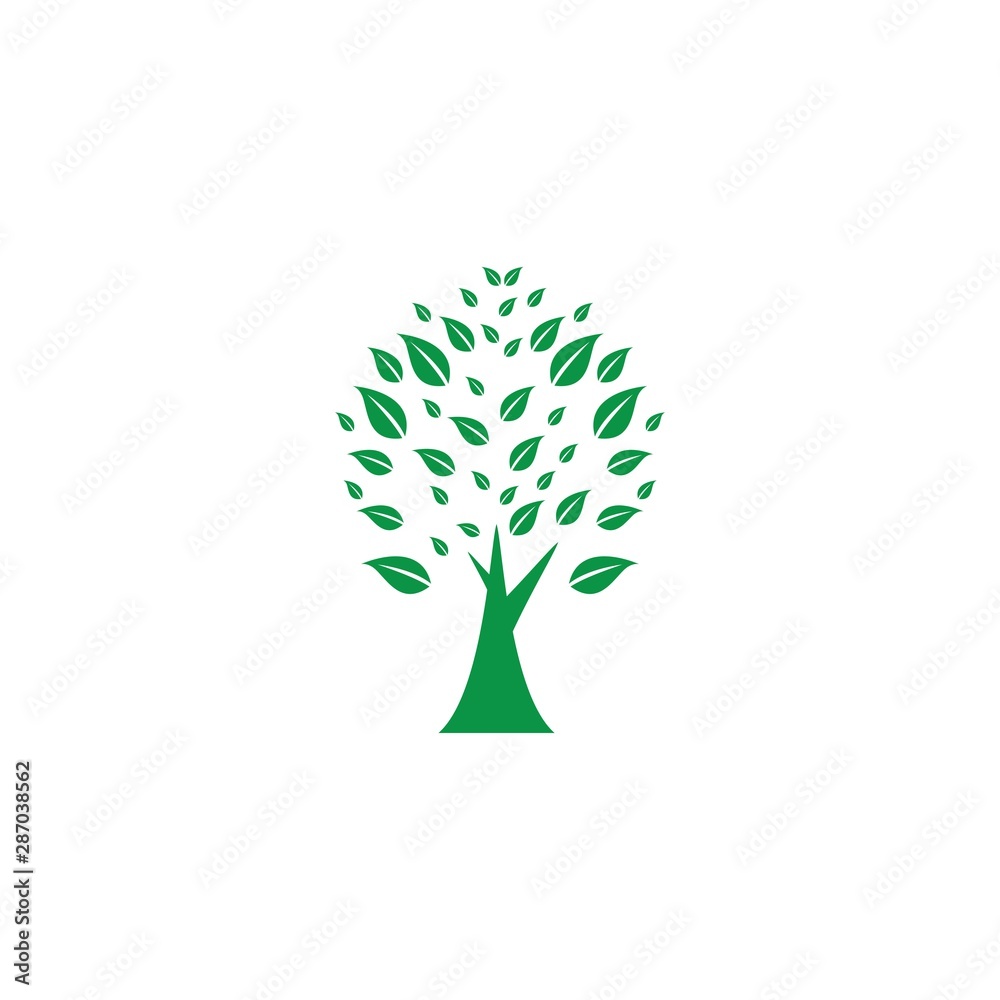 Tree leaf vector logo design, eco-friendly concept Tree leaf vector logo design, eco-friendly concept