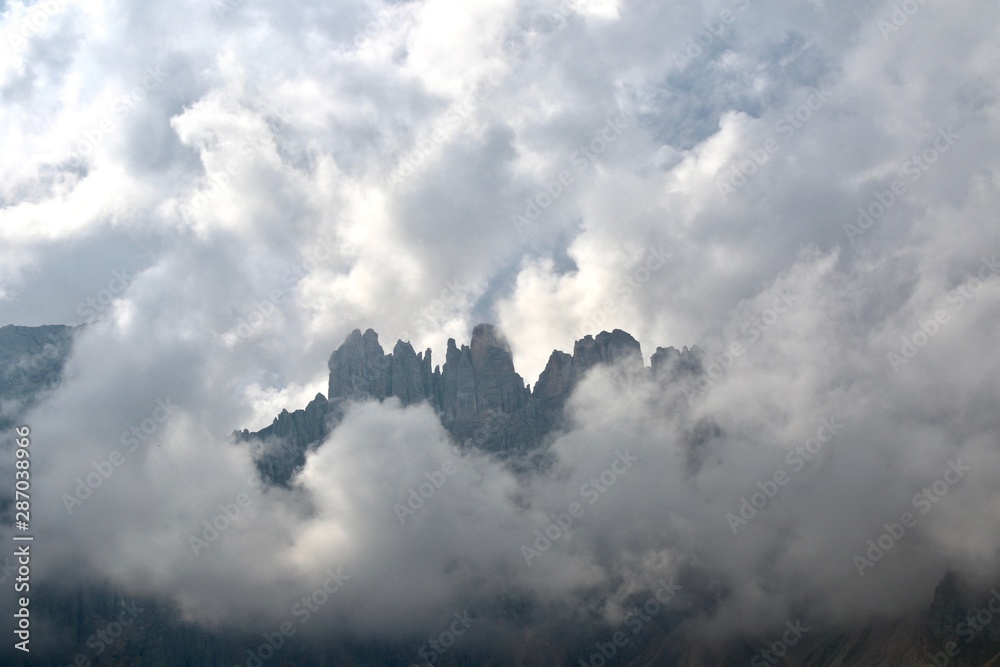 Dolomites in the Clouds, Rose Garden Range, North Italy