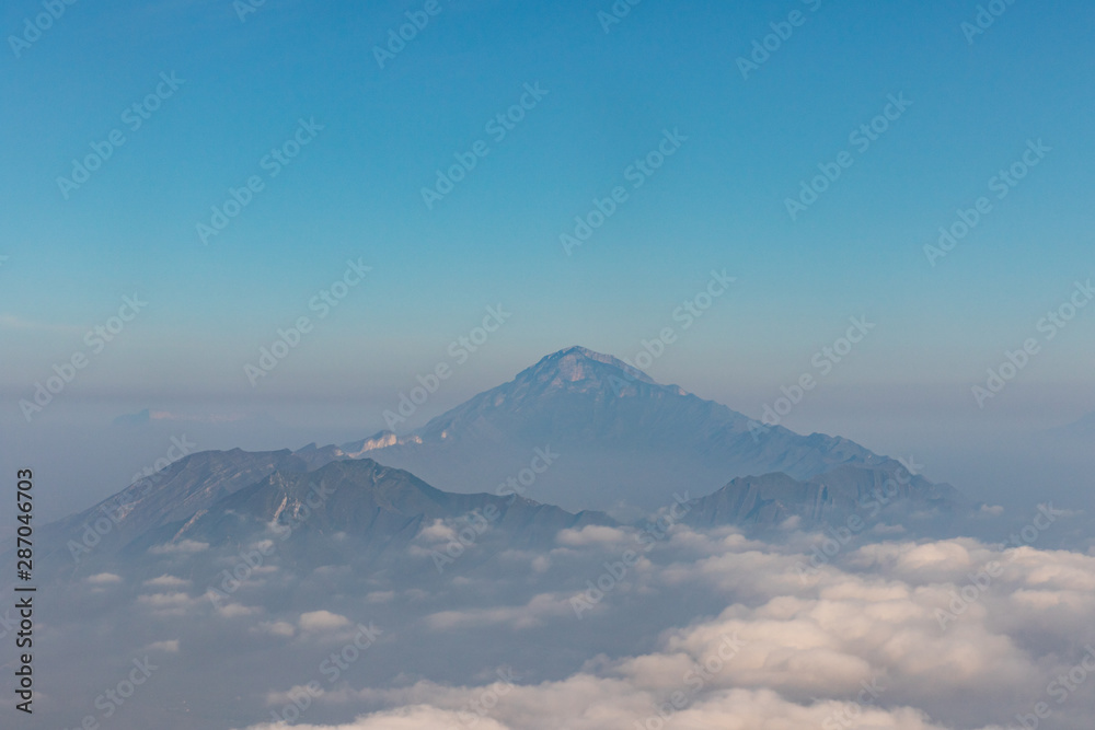 Mountains and vistas seen from the air from Mexico City to Monterrey. Mountains and vistas seen from the air from Mexico City to Monterrey.