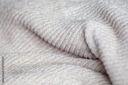Wool fabric texture close up background