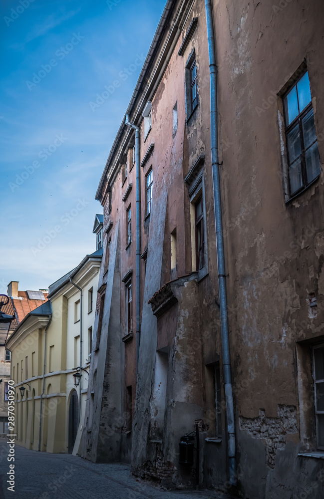 architecture of old town in Lublin