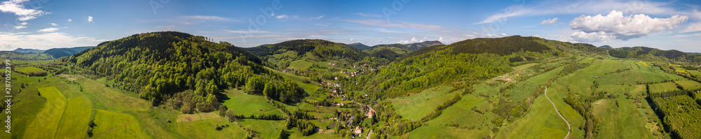 Valley of Lomnica in Sudetes