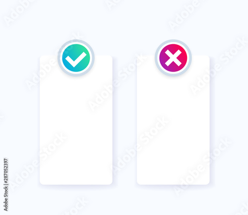 positive and negative, vector design