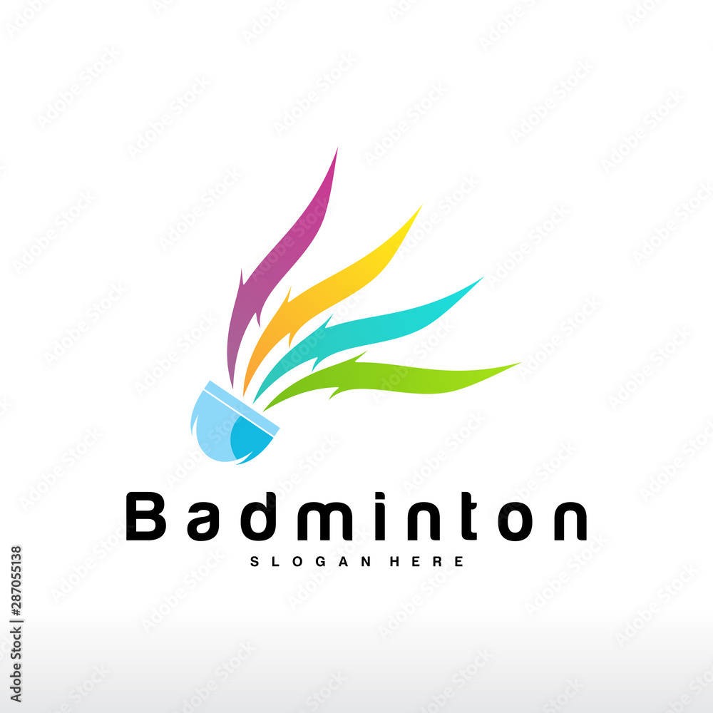 Badminton Shuttlecock icon logo. You can use for Sport logo and Badminton Championship Logo