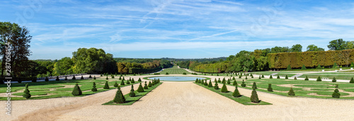 Plaine des 4 statues in Parc de Sceaux in summer - Hauts-de-Seine, France.