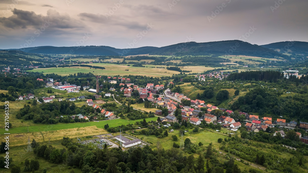 Gluszyca city in Lower Silesia