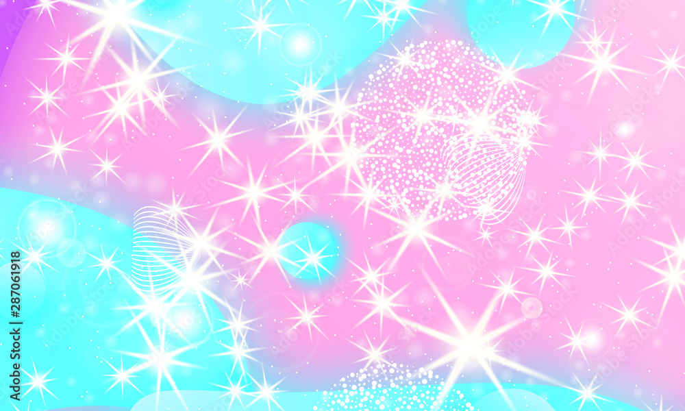 Fairy background. Unicorn pattern. Fairy background. Unicorn pattern.
