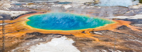 Grand prismatic spring, Yellowstone National Park, Wyoming, USA 
