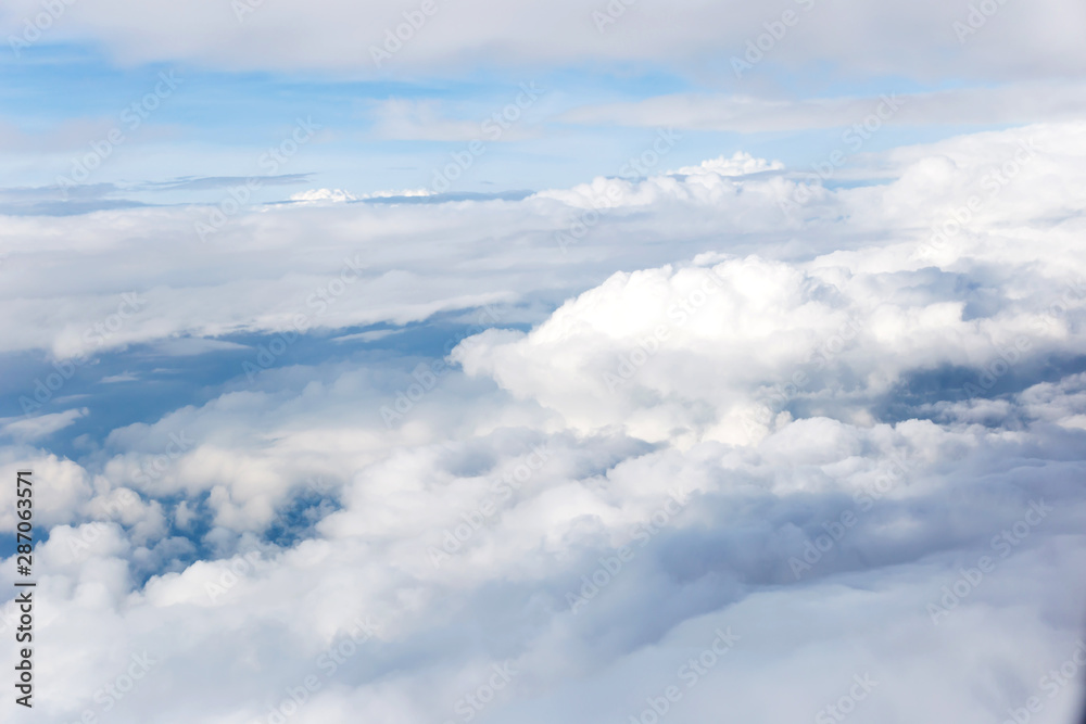 Blue sky with clouds background Blue sky with clouds background