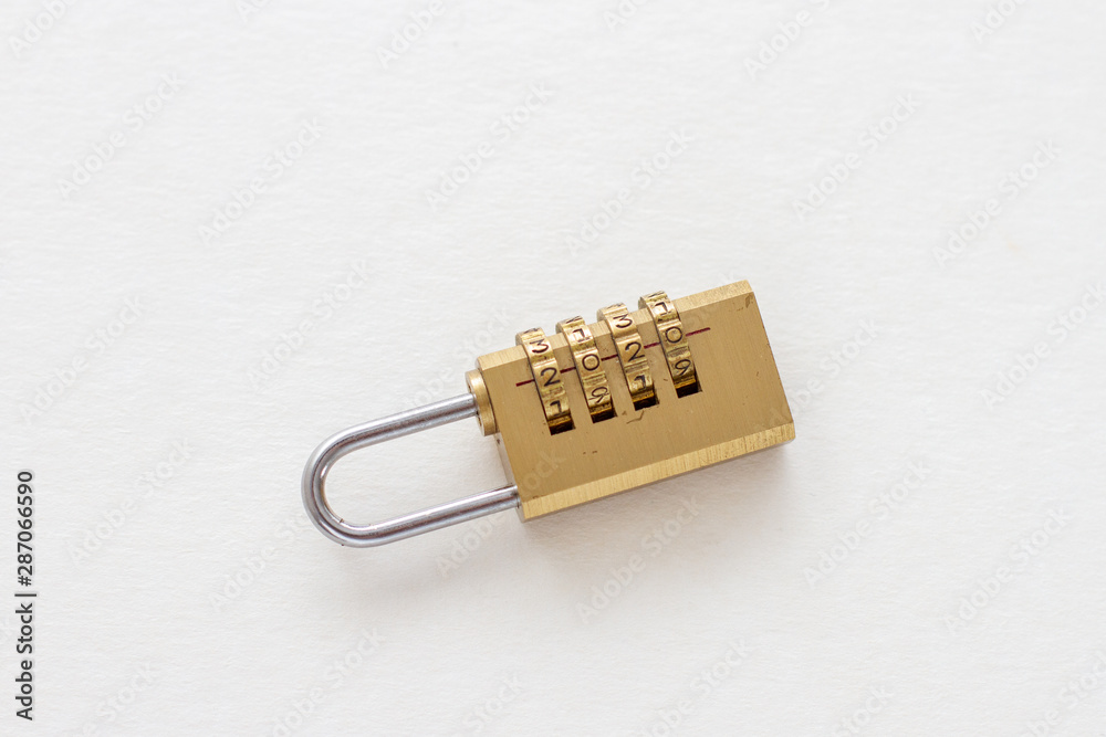 padlock on white background padlock on white background