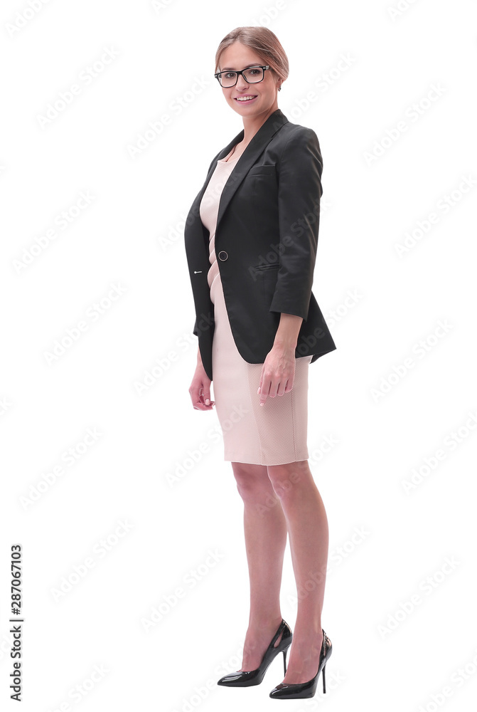 full length . portrait of a successful young business woman full length . portrait of a successful young business woman