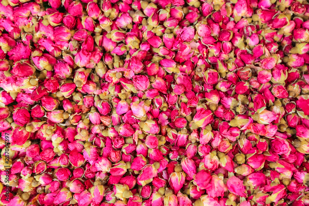 Dried rose buds for cosmetics, food, medicine and perfume Dried rose buds for cosmetics, food, medicine and perfume