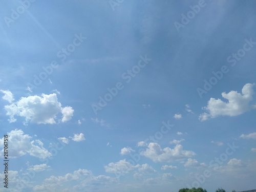 clouds sky blue air nature spring summer freedom flight