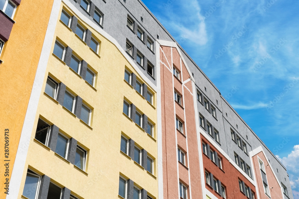Modern panel apartment building Modern panel apartment building