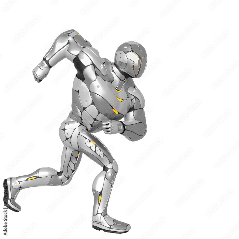 sci fi astronaut cartoon walking side view in a white background sci fi astronaut cartoon walking side view in a white background