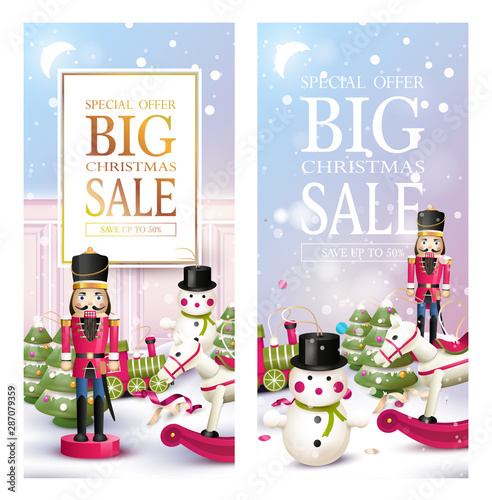 Christmas sale headers or banners