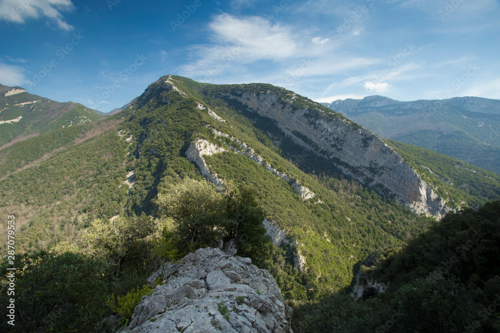 Green mountains