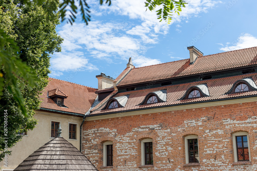 Basilica of the Benedictine Fathers' monastery in Tyniec near Cracow, Poland. Basilica of the Benedictine Fathers' monastery in Tyniec near Cracow, Poland.