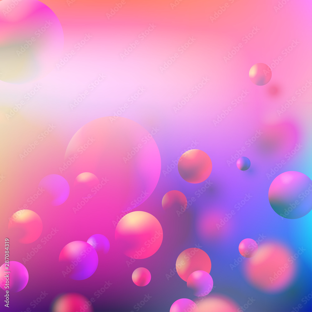 Abstract background with spheres Abstract background with spheres