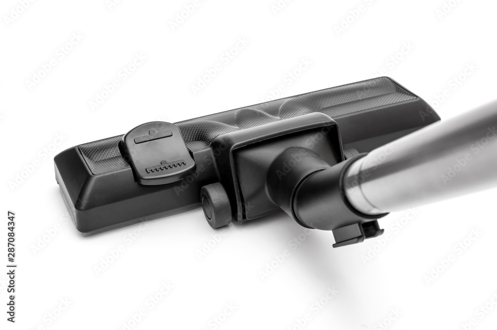 Head of modern vacuum cleaner on white. Head of modern vacuum cleaner on white.
