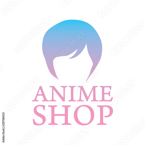 Vector logo for anime and souvenir shop