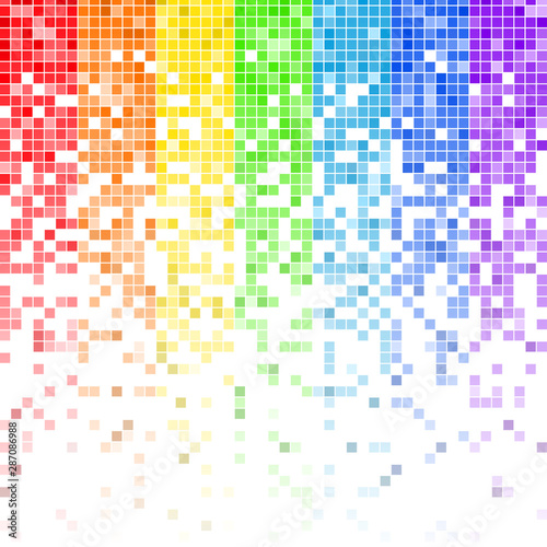 Colorful pixel background