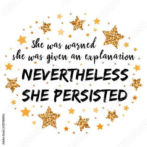 Fotografie Hand drawn motivation, inspiration phrase. Isolated print.