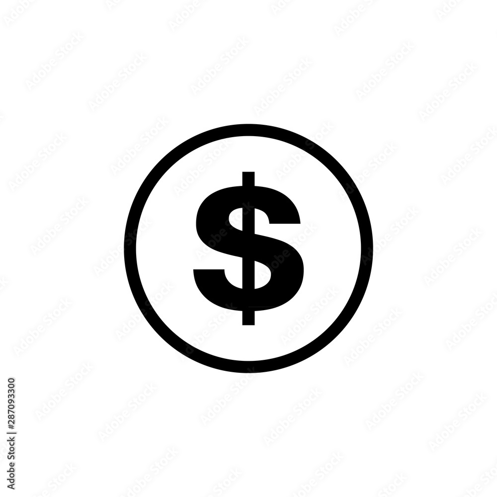 Dollar simple icon Dollar simple icon