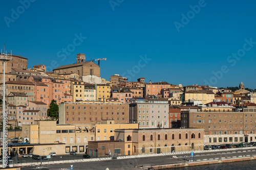 Fototapeta Naklejka Na Ścianę i Meble -  View of Ancona Cityscape.