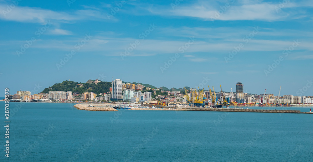 View of Durres Port.