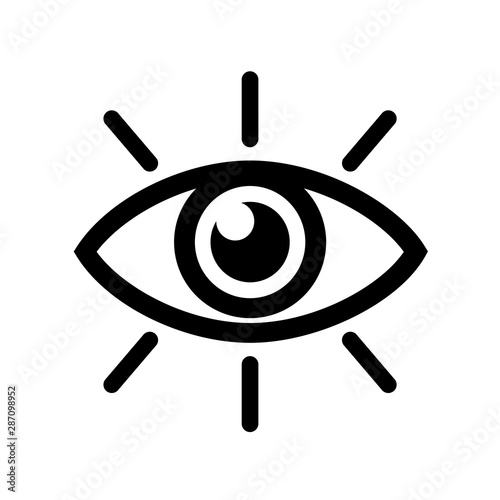 Eye icon, vision sign – vector for stock