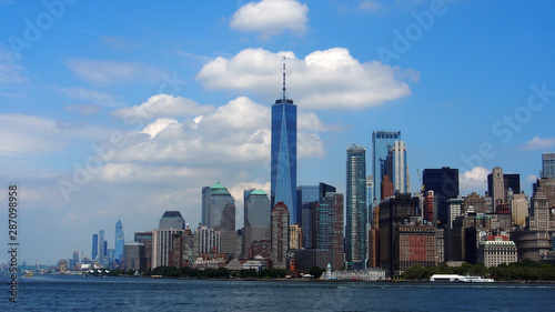 New York City  Lower Manhattan  Blick auf die S  dspitze Manhattan