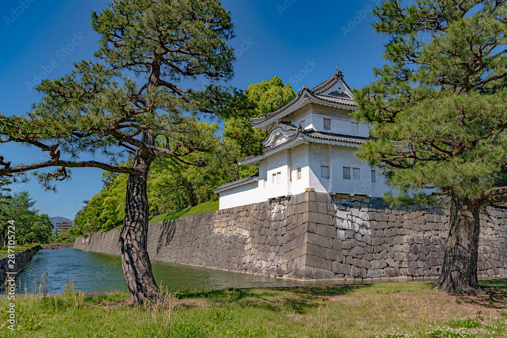 Obraz premium 京都 二条城 西南隅櫓