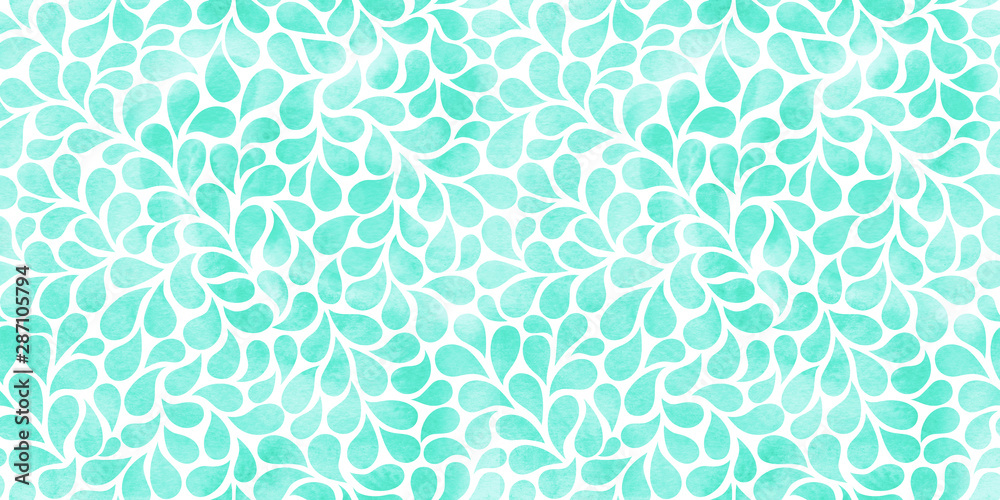 Foto auf Acrylglas mit Aquarell abstrakter Hintergrund mit Tropfen. Elegantes nahtloses Blumenmuster. #287105794