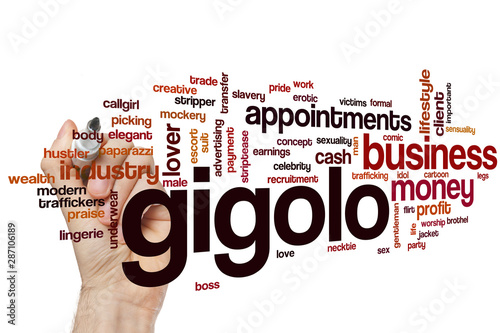 Gigolo word cloud