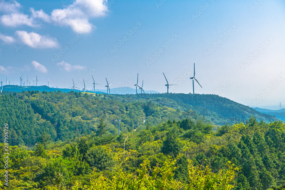 青山高原の風車 Stock Photo Adobe Stock