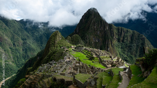 Peru - Machu Picchu: View of Huayna Picchu and Machu Picchu