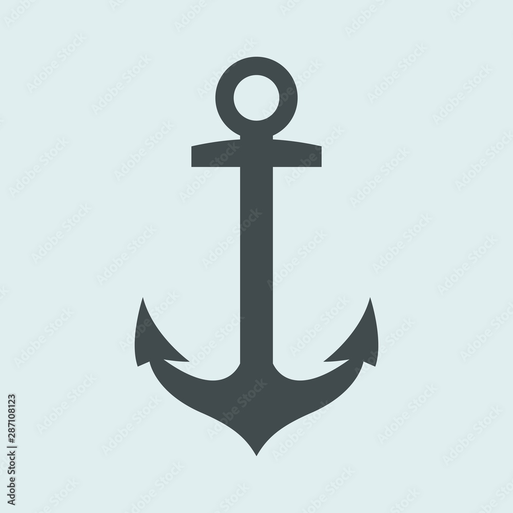 Anchor icon Logo Template vector illustration Anchor icon Logo Template vector illustration