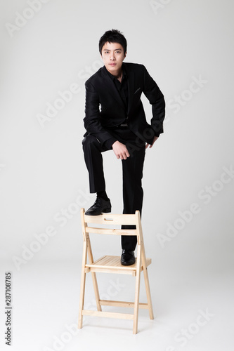 Businessman. Business image of a Korean man in his 30s.
