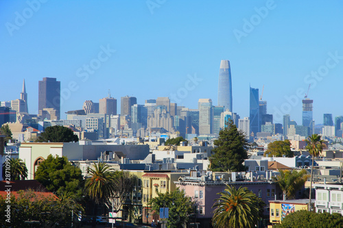 View of San Francisco   s Skyline from Mission Dolores Park  United States