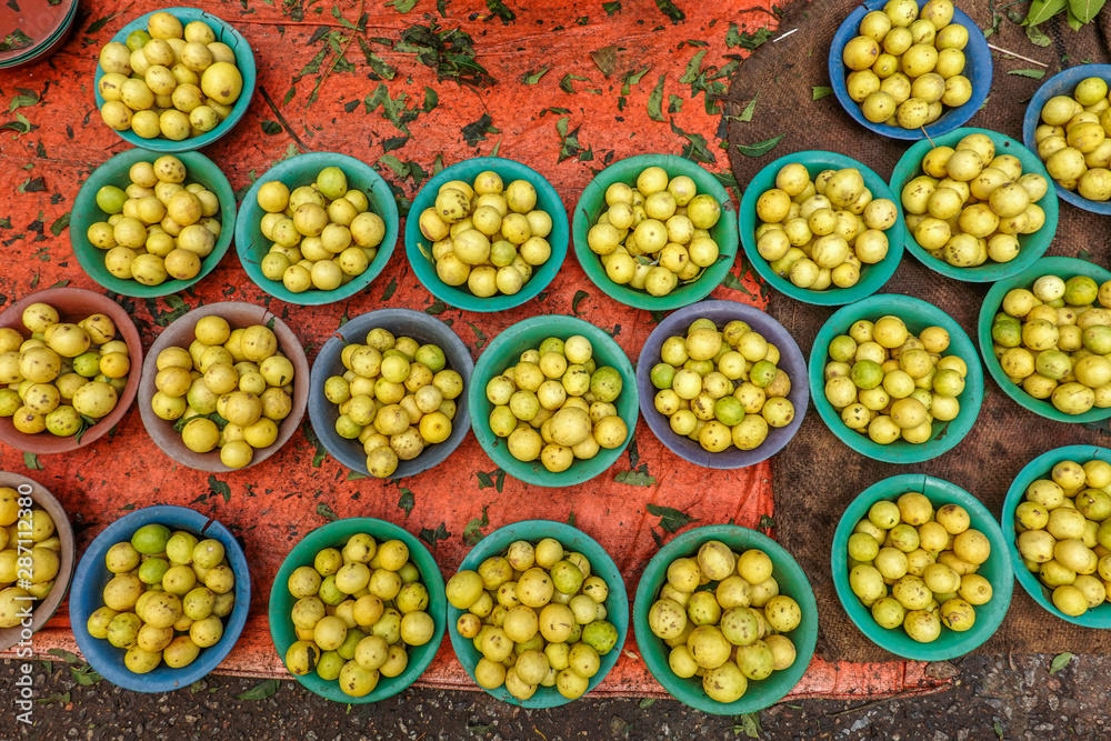 Fresh lemons sold in KR market share located in Bangalore which is one of the oldest and most significant market in India