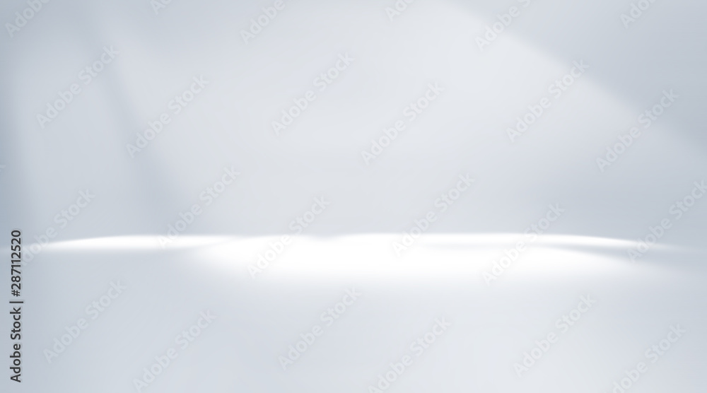 Soft gray empty perspective floor room studio gradient with backdrop ...
