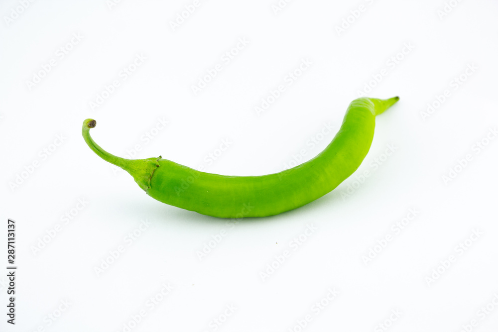 green pepper isolated on white background green pepper isolated on white background