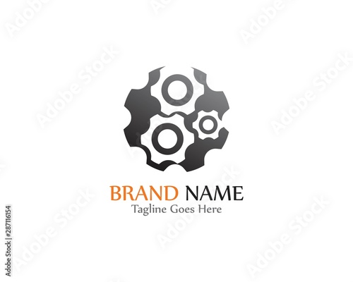 Gear Logo creative Template vector icon illustration design