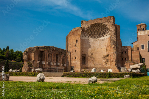 Wallpaper Mural Ruins of the Temple of Venus and Roma located on the Velian Hill in Rome Torontodigital.ca