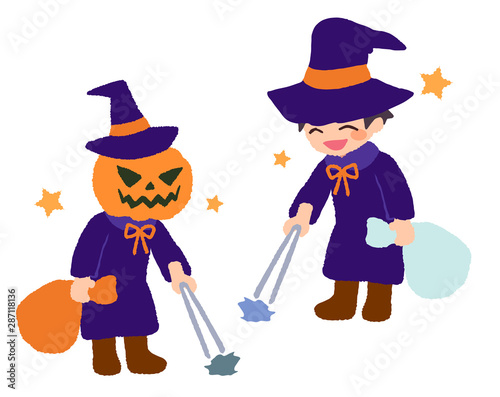 ハロウィン　ゴミ拾い　コスプレ